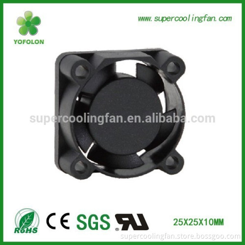 high speed 13000RPM 25mm 5V DC voltage cooling fan